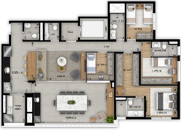 Planta 144 m� 4 dorms