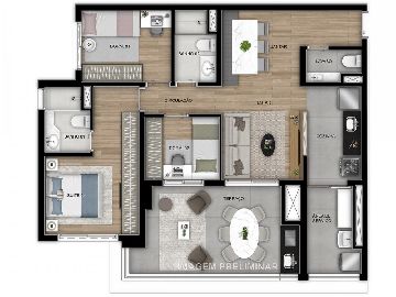 Planta 92 m� 3 dorms