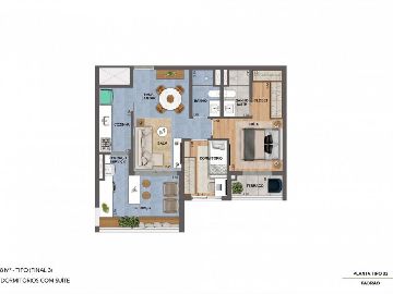 Planta 68 m� Tipo