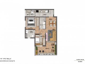 Planta 69 m� Tipo