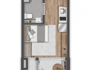 Planta Studio 26 m�