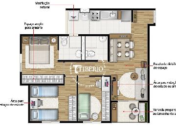 Planta 3 dorms 61 m�