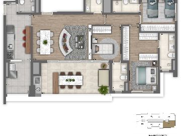 Planta 131 m� padr�o