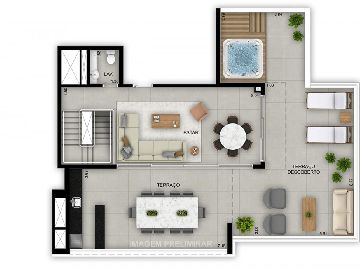 Planta duplex superior