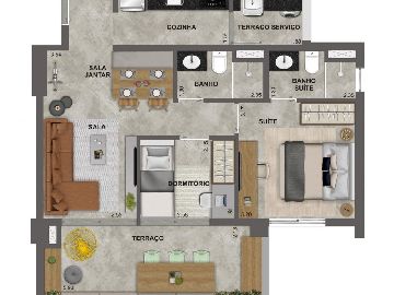Planta 70 m�