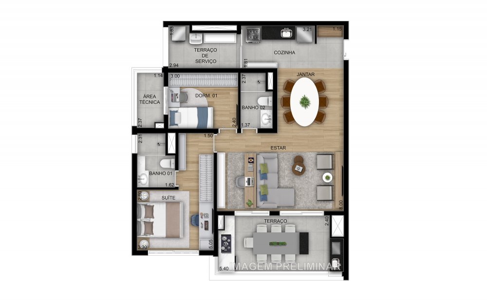 Planta 94 m� op��o