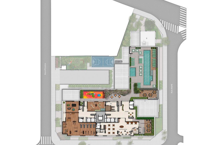 Implanta��o lazer