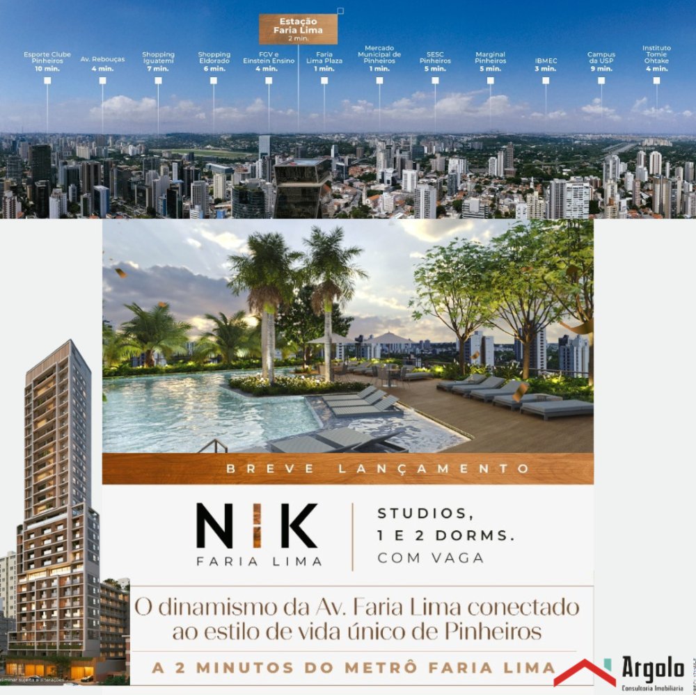 Studio - Lançamentos - Pinheiros - São Paulo - SP