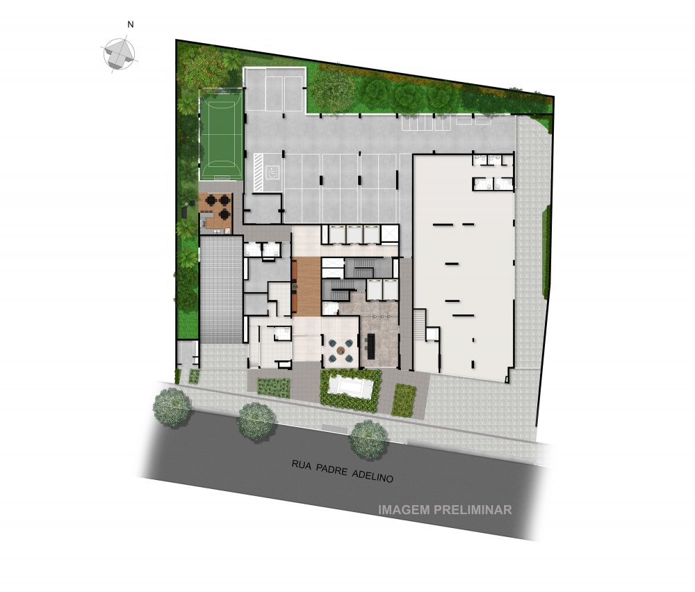 Implantação térreo