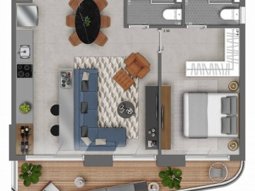 Planta 64 m