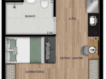 Planta 26 m Studio