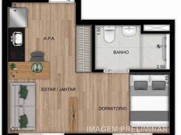 Planta 27 m Studio